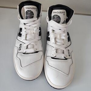 New Balance 650 BB650RCE White/Black High Top Sneakers Men’s 9.5